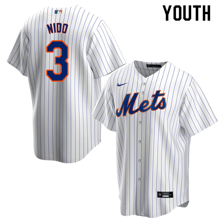Nike Youth #3 Tomas Nido New York Mets Baseball Jerseys Sale-White